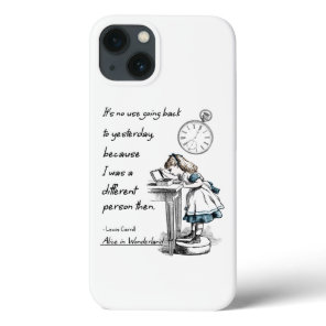 Alice in Wonderland Quotes iPhone 13 Case