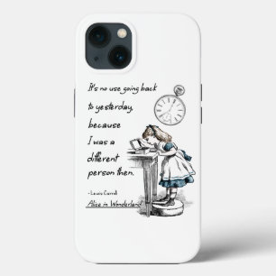 Alice in Wonderland Quotes iPhone 13 Case