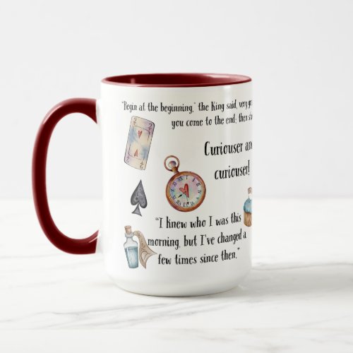 Alice in Wonderland Quotes  Mug