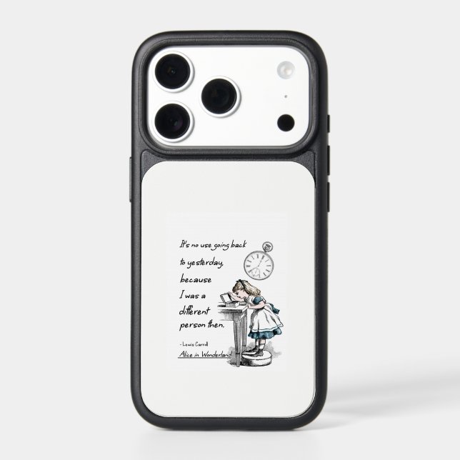Alice in Wonderland Quotes Otterbox iPhone Case (Back)