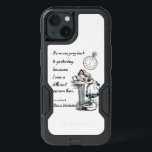 Alice in Wonderland Quotes iPhone 13 Case<br><div class="desc">“It’s no use going back to yesterday,  because I was a different person then.” 
― Lewis Carroll,  Alice in Wonderland</div>