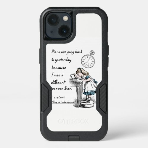 Alice in Wonderland Quotes iPhone 13 Case