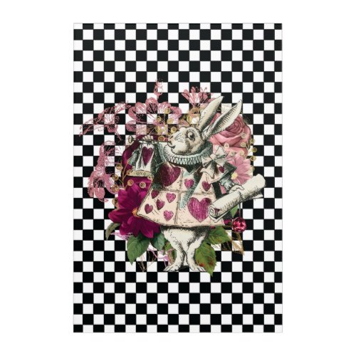 Alice in Wonderland Rabbit Acrylic Print