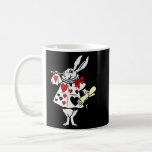 Alice In Wonderland Rabbit Easter  Bunny Playing M Coffee Mug