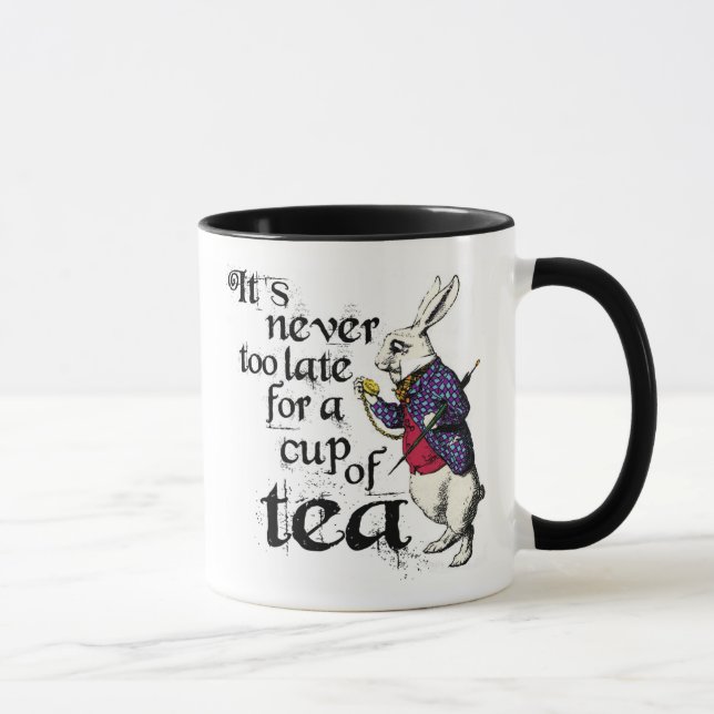 Alice In Wonderland Rabbit Novelty Tea Mug (Right)