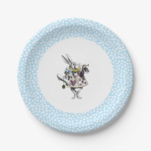 Alice in Wonderland Rabbit Paper Plates