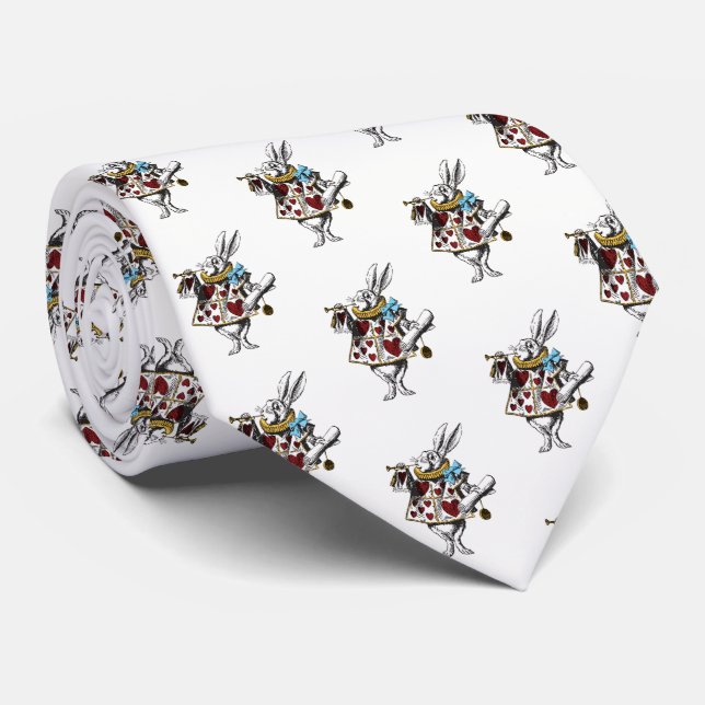 Alice in Wonderland Rabbit Tie (Rolled)
