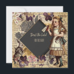 Alice In Wonderland Save The Date<br><div class="desc">Alice in Wonderland Any Event Invitation</div>