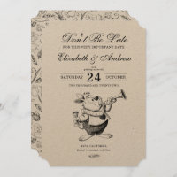 Alice in Wonderland Save the Date