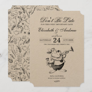 Alice in Wonderland Save the Date
