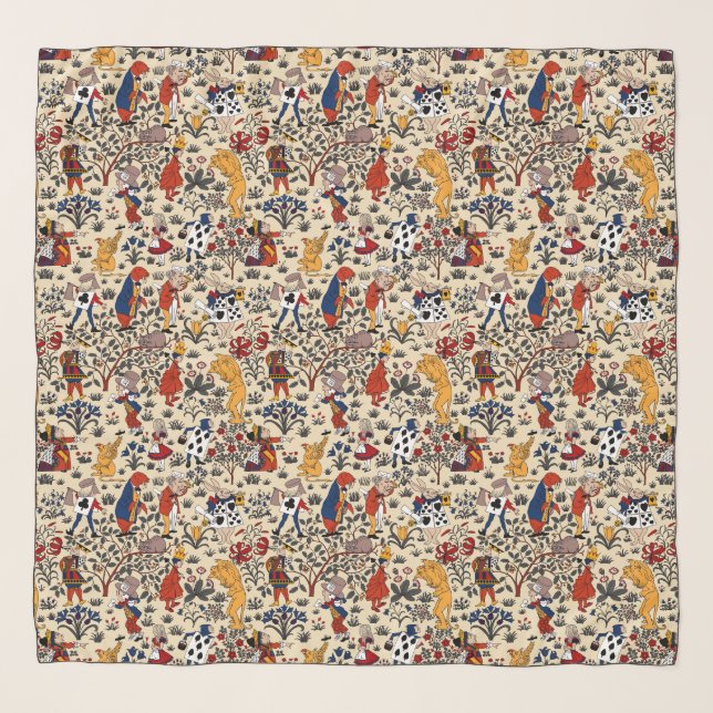 Alice in Wonderland  Scarf (Front)