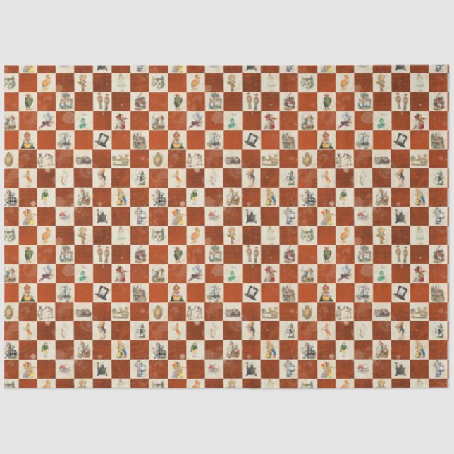 Alice in Wonderland Series Design 8 Tissue Paper (Front)