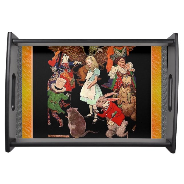 Alice in Wonderland Serving Tray (Front)