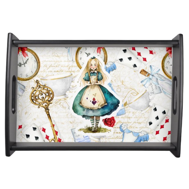 Alice In Wonderland Serving Tray (Front)
