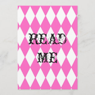 Alice in Wonderland Shower Invitation