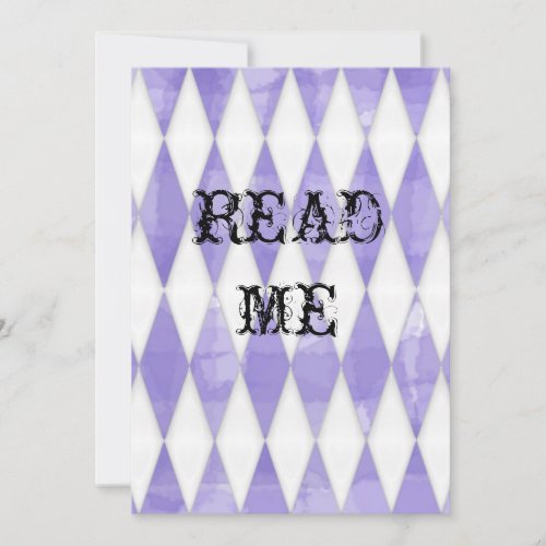 Alice in Wonderland Shower Invite