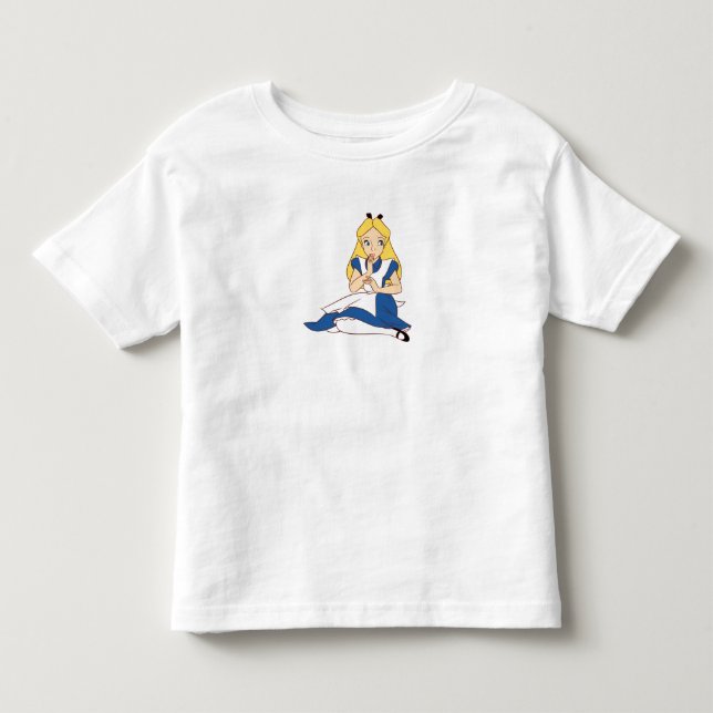 Alice In Wonderland Sitting Down Disney Toddler T-shirt (Front)