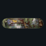 Alice in Wonderland SkakeBoard Pro Skateboard Deck<br><div class="desc">Skate down the hole with Alce with this cheeky board of the smiling Cheshire cat.</div>