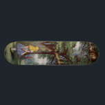 Alice in Wonderland SkakeBoard Pro Skateboard Deck<br><div class="desc">Skate down the hole with Alce with this cheeky board of the smiling Cheshire cat.</div>