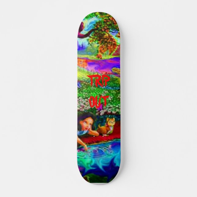 ALICE IN WONDERLAND SKATEBOARD DECK (Front)