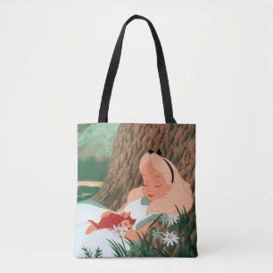 Alice in Wonderland Sleeping 2 Tote Bag