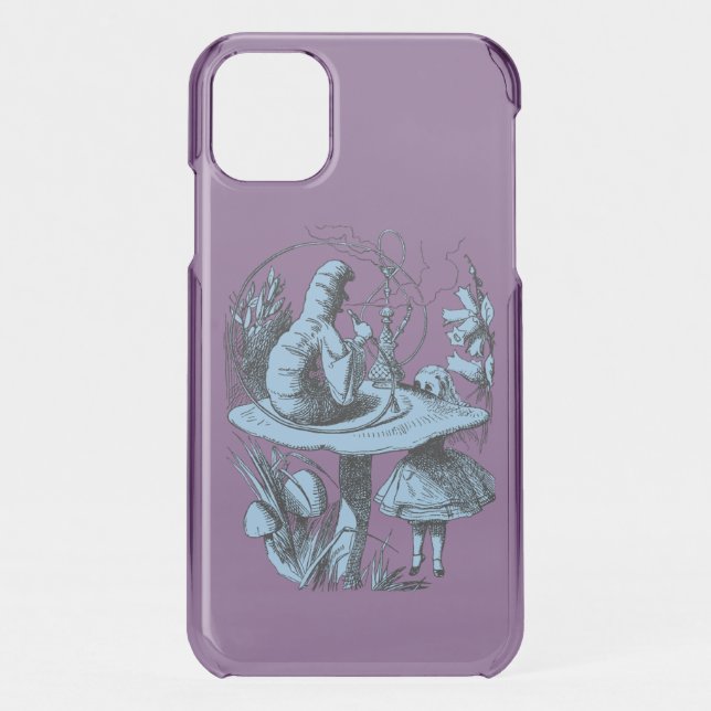 Alice in Wonderland Smoking Centipede Uncommon iPhone Case (Back)