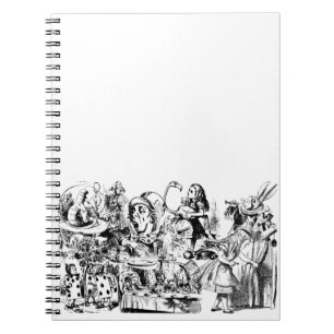 Alice in Wonderland Spiral Notebook