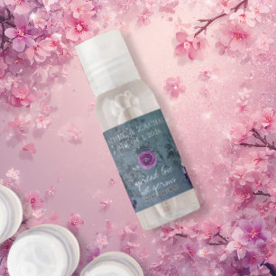 Alice in Wonderland Spread Love Not Germs Wedding Hand Sanitizer