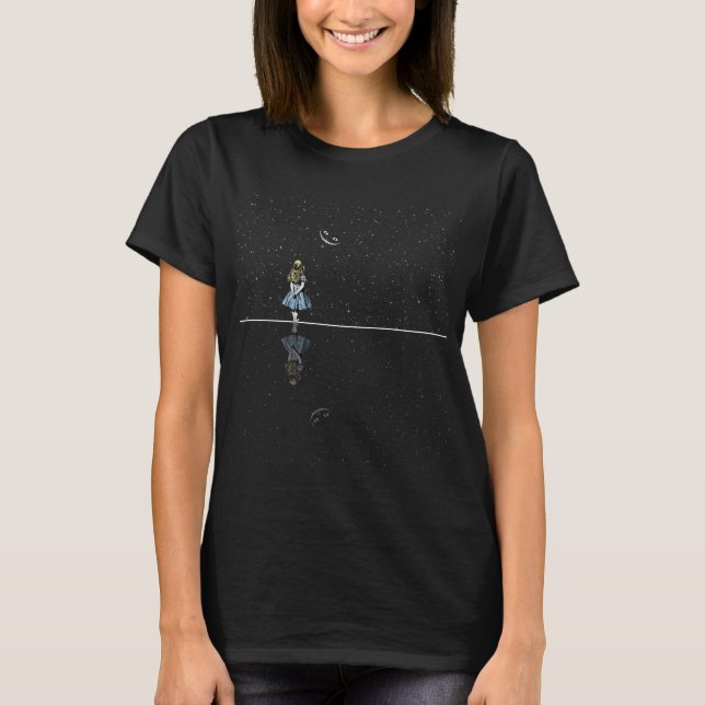 Alice In Wonderland Starry Night T-Shirt (Front)
