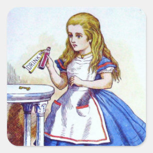 Alice in Wonderland Stickers and Postcards