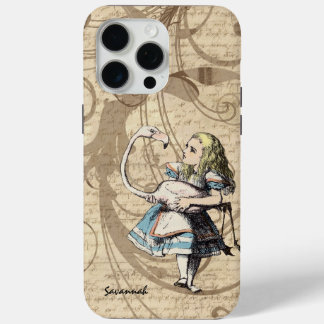 Alice In Wonderland Swirl iPhone 15 Pro Max Case