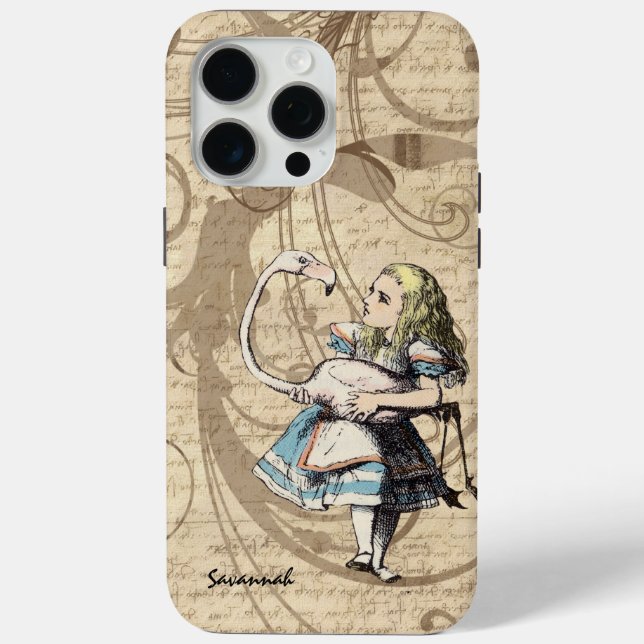 Alice In Wonderland Swirl  Case-Mate iPhone Case (Back)