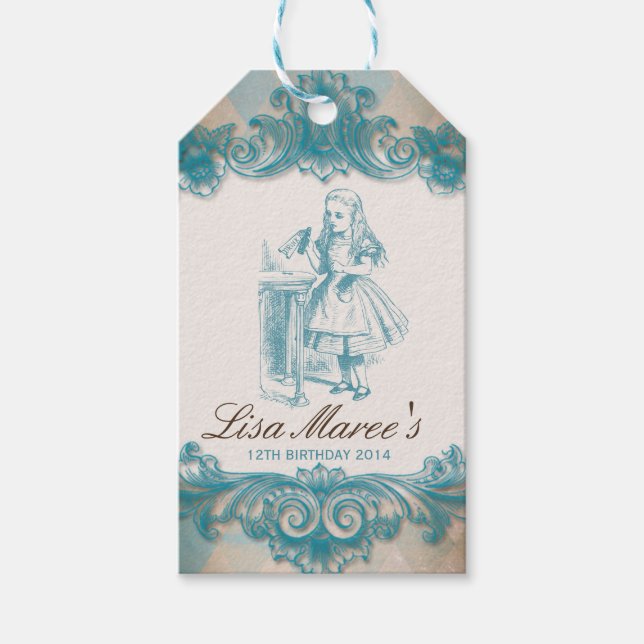 Alice in Wonderland - Tags (Front)