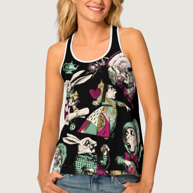 Alice in Wonderland Tank Top (Front)