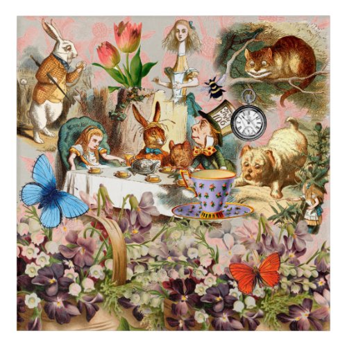 Alice in Wonderland Tea Party Art