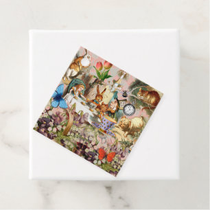Alice in Wonderland Tea Party Art Favor Tags