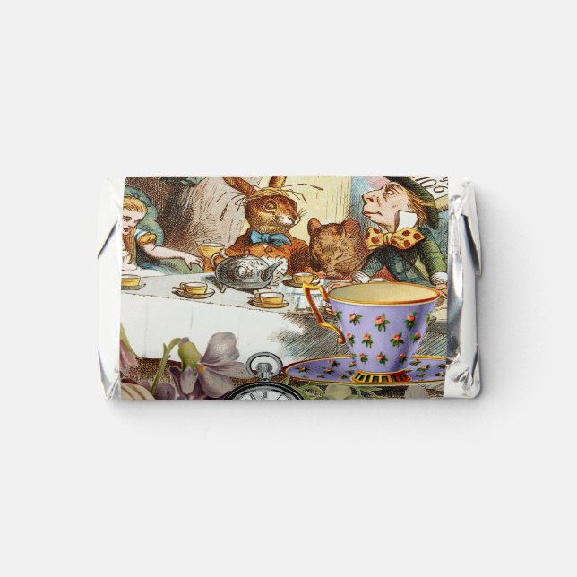 Alice in Wonderland Tea Party Art Hershey's Miniatures (Front)