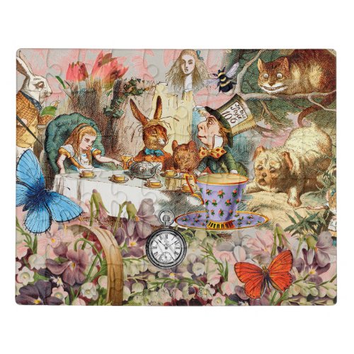 Alice in Wonderland Tea Party Art Jigsaw Puzzle