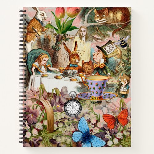 Alice in Wonderland Tea Party Art Notebook