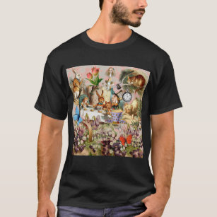 Alice in Wonderland Tea Party Art T-Shirt