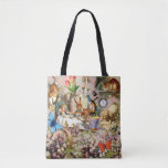 Alice In Wonderland Tea Party Art Tote Bag at Zazzle