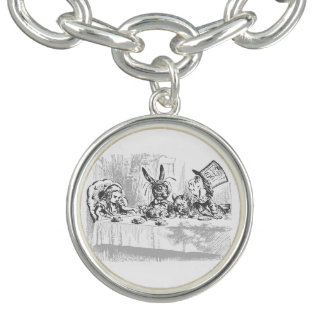 Alice in Wonderland Tea Party Charm Bracelet