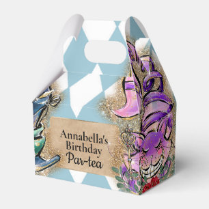 Alice in Wonderland Tea Party Favor Boxes