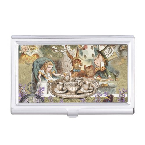 Alice in Wonderland Tea Party Guests Business Card Case