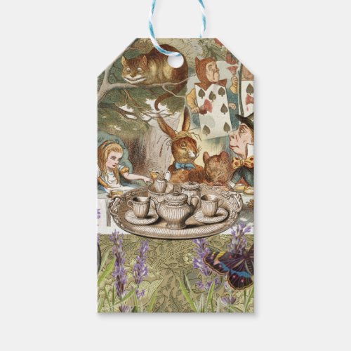 Alice in Wonderland Tea Party Guests Gift Tags