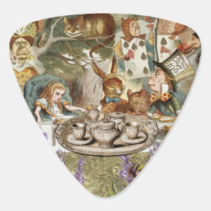 Alice in Wonderland Tea Party Guests Guitar Pick