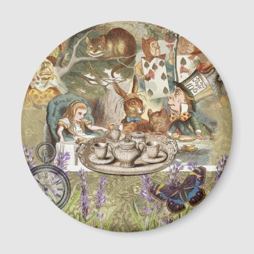 Alice in Wonderland Tea Party Guests Magnet