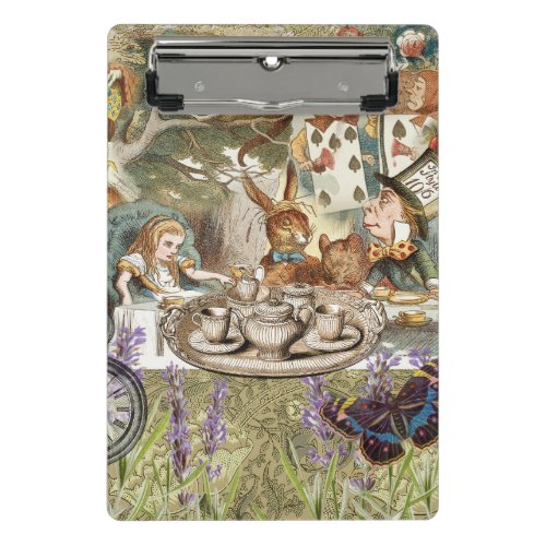 Alice in Wonderland Tea Party Guests Mini Clipboard