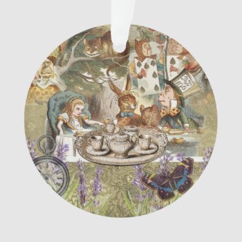 Alice In Wonderland Tea Party Guests Ornament by antiqueart at Zazzle