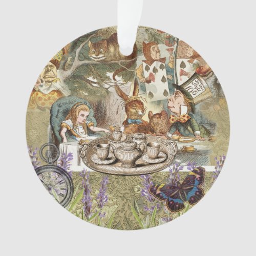 Alice in Wonderland Tea Party Guests Ornament